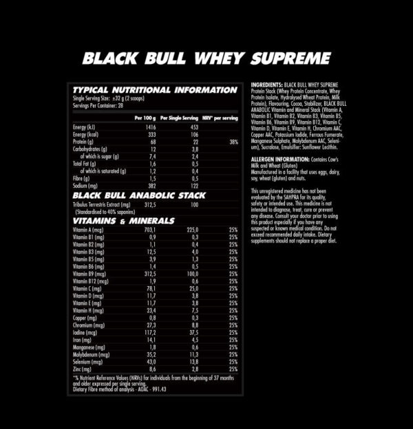 Black Bull Whey Supreme - Image 2