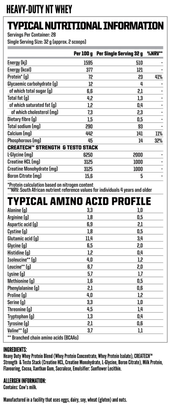Heavy-Duty Protein 908g - 1.8KG - Image 2