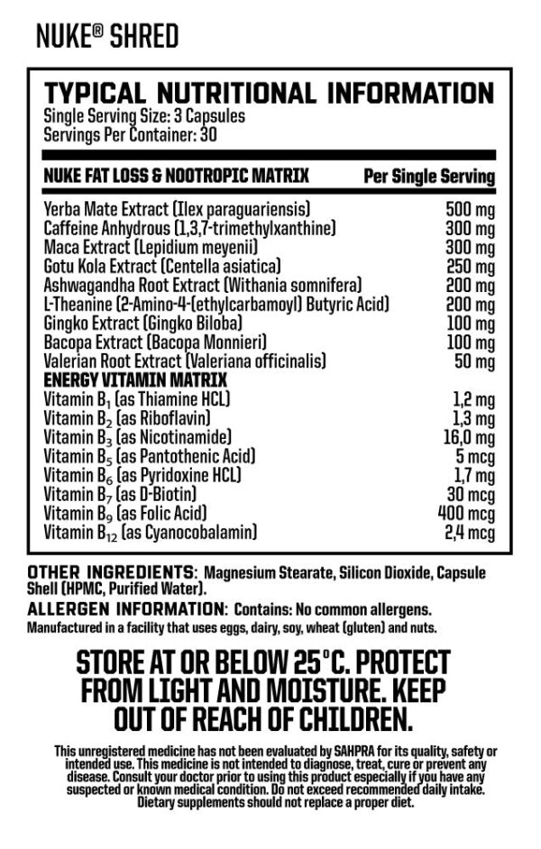 NUKE Shred - (30 Servings) - Image 2