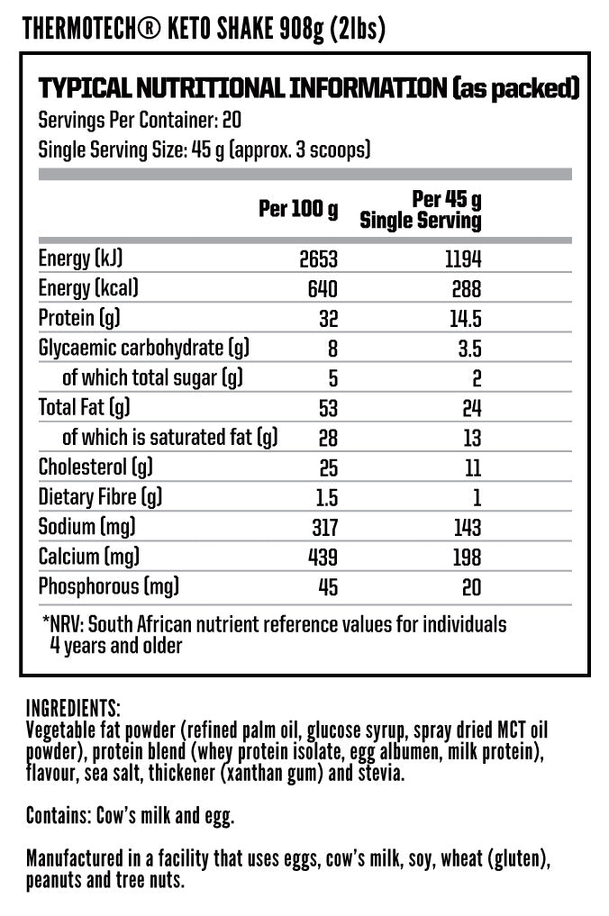 Thermotech Keto Shake - Image 2